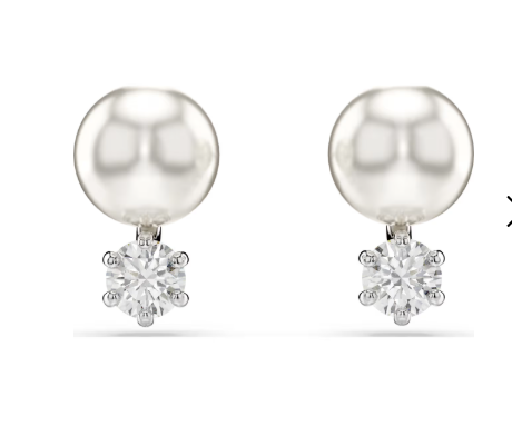 Swarovski Matrix Studs With Pearl 5701604