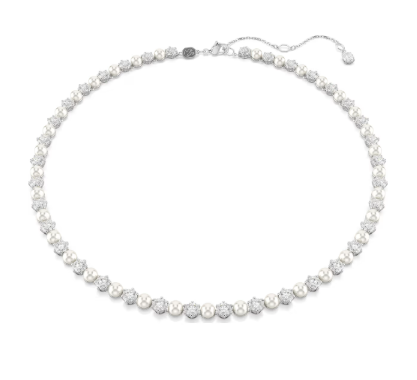 Swarovski Matrix CZ Pearl Necklace 5689623