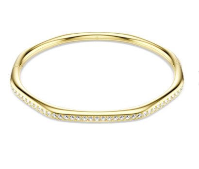 Swarovski Dextera bangle Octagon shape Gold-tone plated 5724581