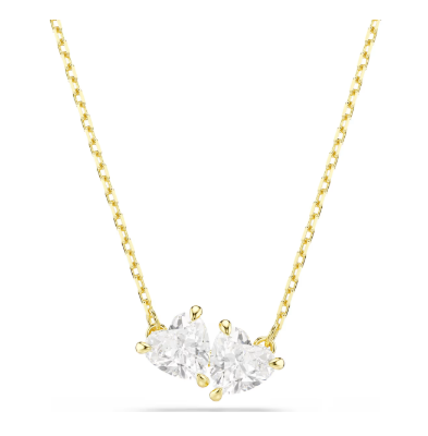 Swarovski Mesmera Attract necklace Heart White Gold-tone plated 5733475