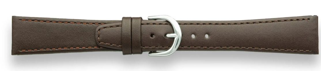 Classic Calf 6mm Brown Watch Strap 120162