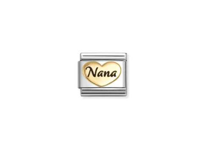 NOMINATION Gold Nana Heart Charm 030285-83
