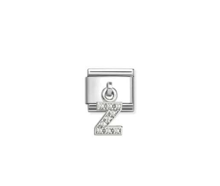 NOMINATION Silver CZ Letter Z Charm 331818/26