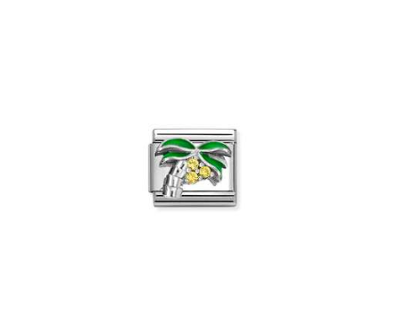 Nomination Silver CZ Palm Tree Charm 330328-22