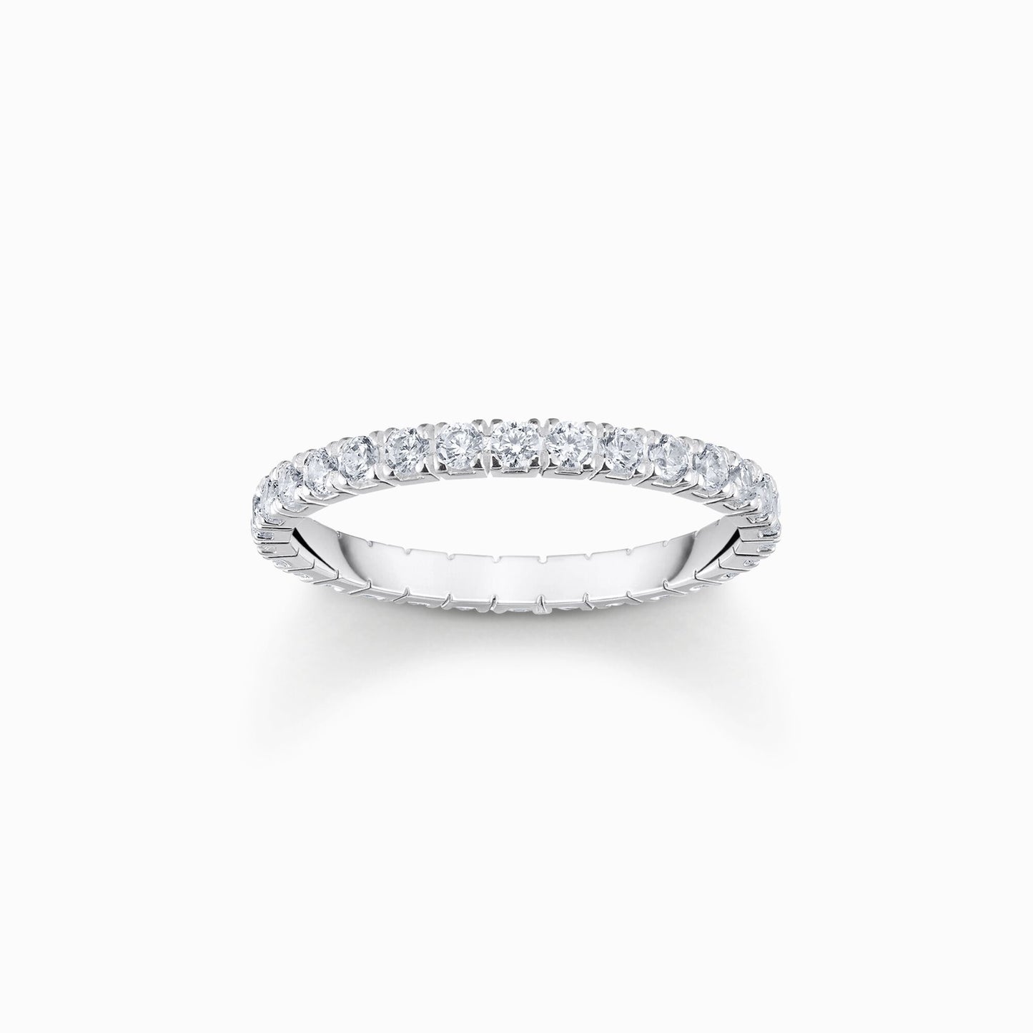 Thomas Sabo Silver Ring in delicate design with white zirconia TR2467-051-14