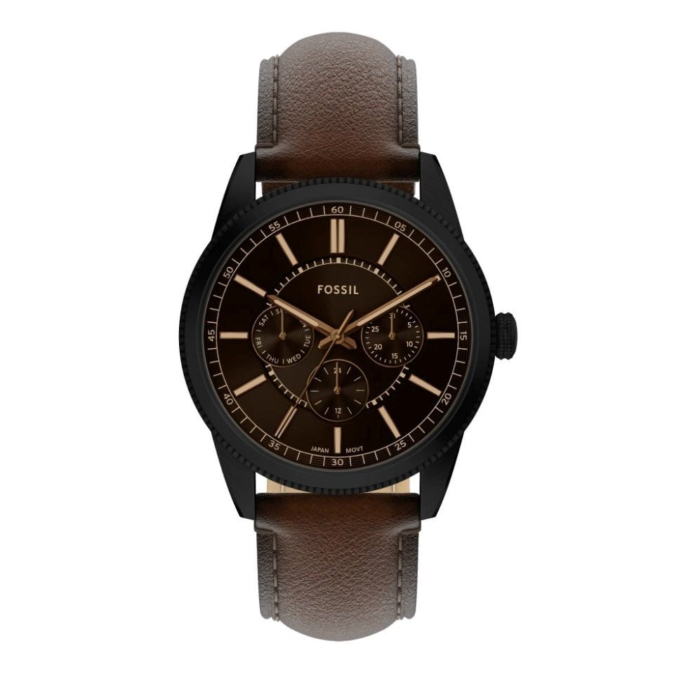 FOSSIL Pearson Brown Leather Strap Watch FS6138