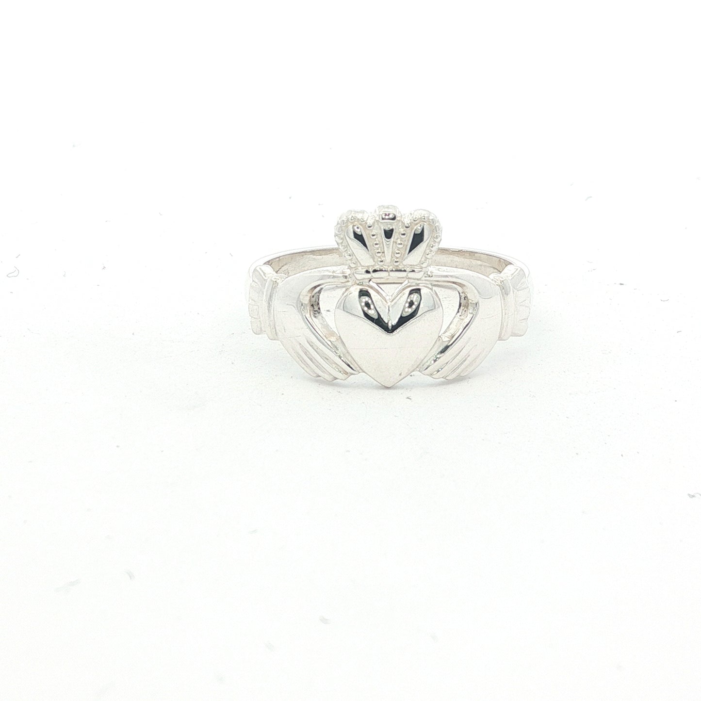 Sterling Silver Gents Claddagh Ring