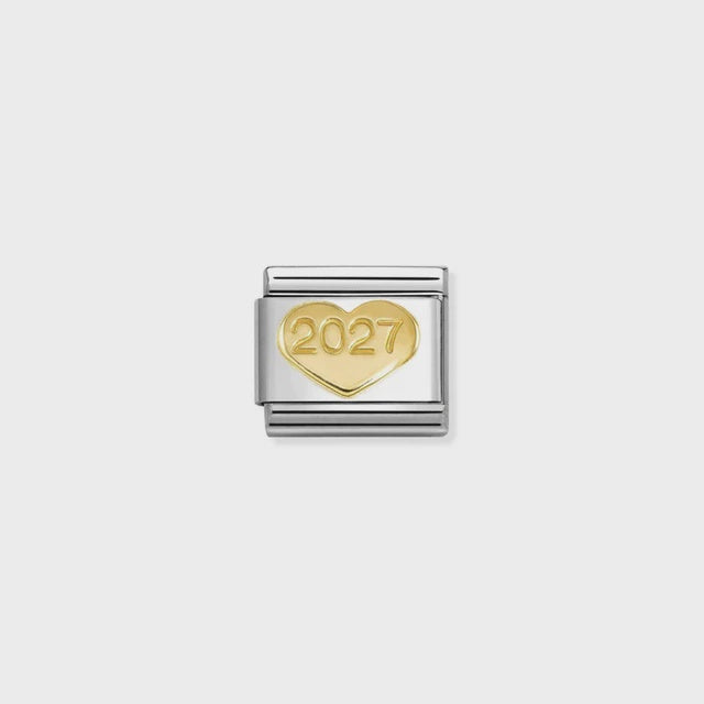 Nomination Steel And 18k Gold 2027 Heart 030149-70