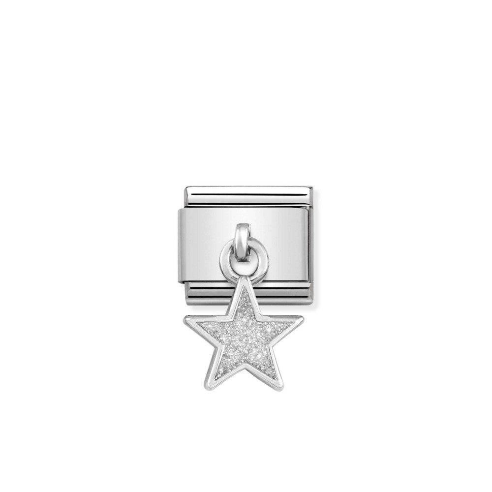 NOMINATION Charm CHARMS silver Enamel Glitter Star