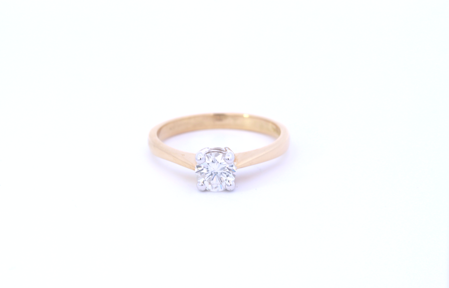 18ct Gold Diamond Solitaire Ring ASM1520
