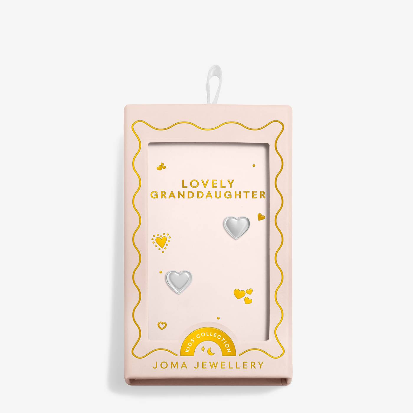 Joma Kids' Moments To Shine 'Lovely Granddaughter' Earrings In Silver Plating C1046