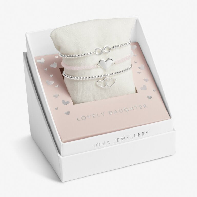 Joma Jewellery Children's Celebrate You 'Lovely Daughter' Bracelet Gift Box C701