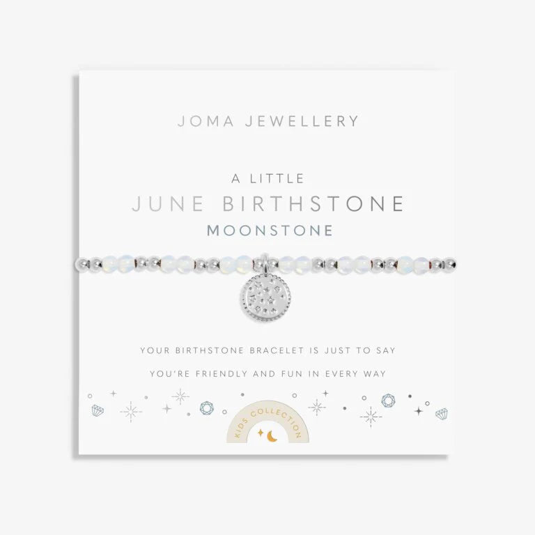 Joma Jewellery Children's Birthstone A Little June Bracelet C787
