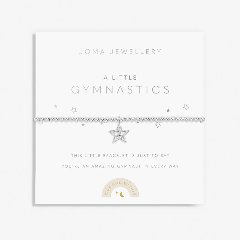 Joma Kids' A Little 'Gymnastics' Bracelet In Silver Plating C801