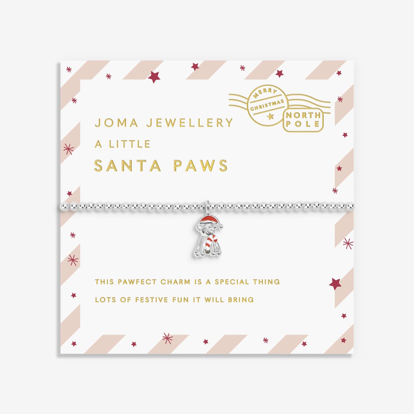 Joma Kids' Love From Santa 'Santa Paws' Bracelet C897