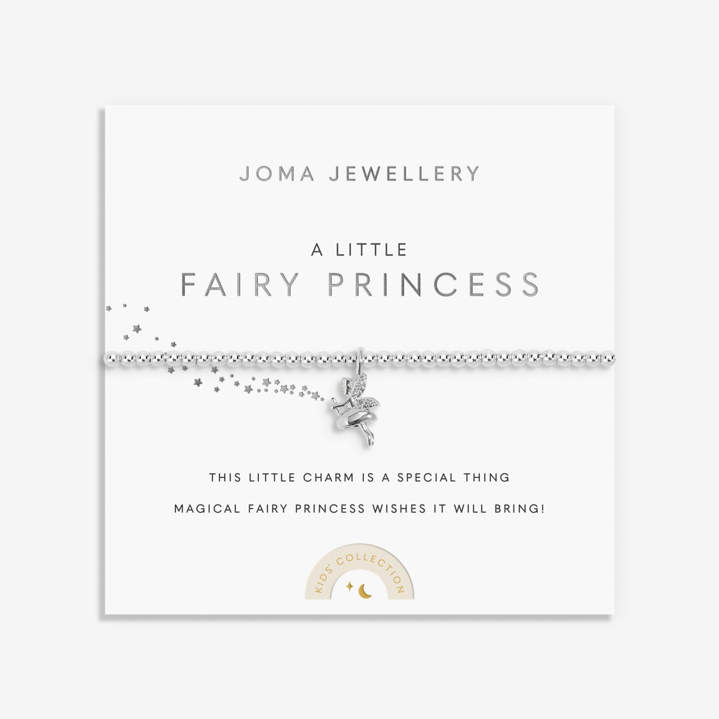 Joma Kids' A Little 'Fairy Princess' Bracelet in Silver Plating C955
