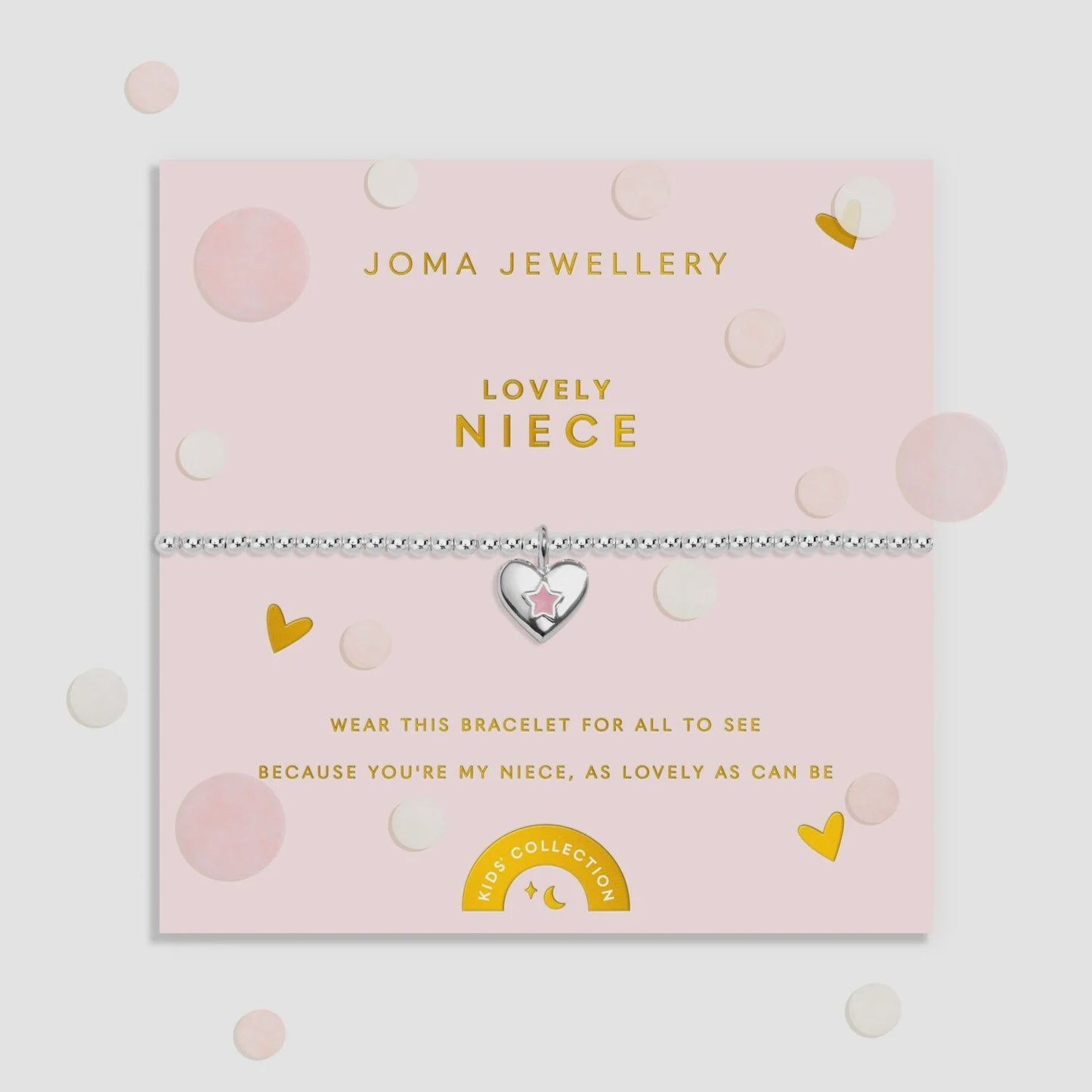 Joma Kids' Confetti A Little 'Lovely Niece' Bracelet C969