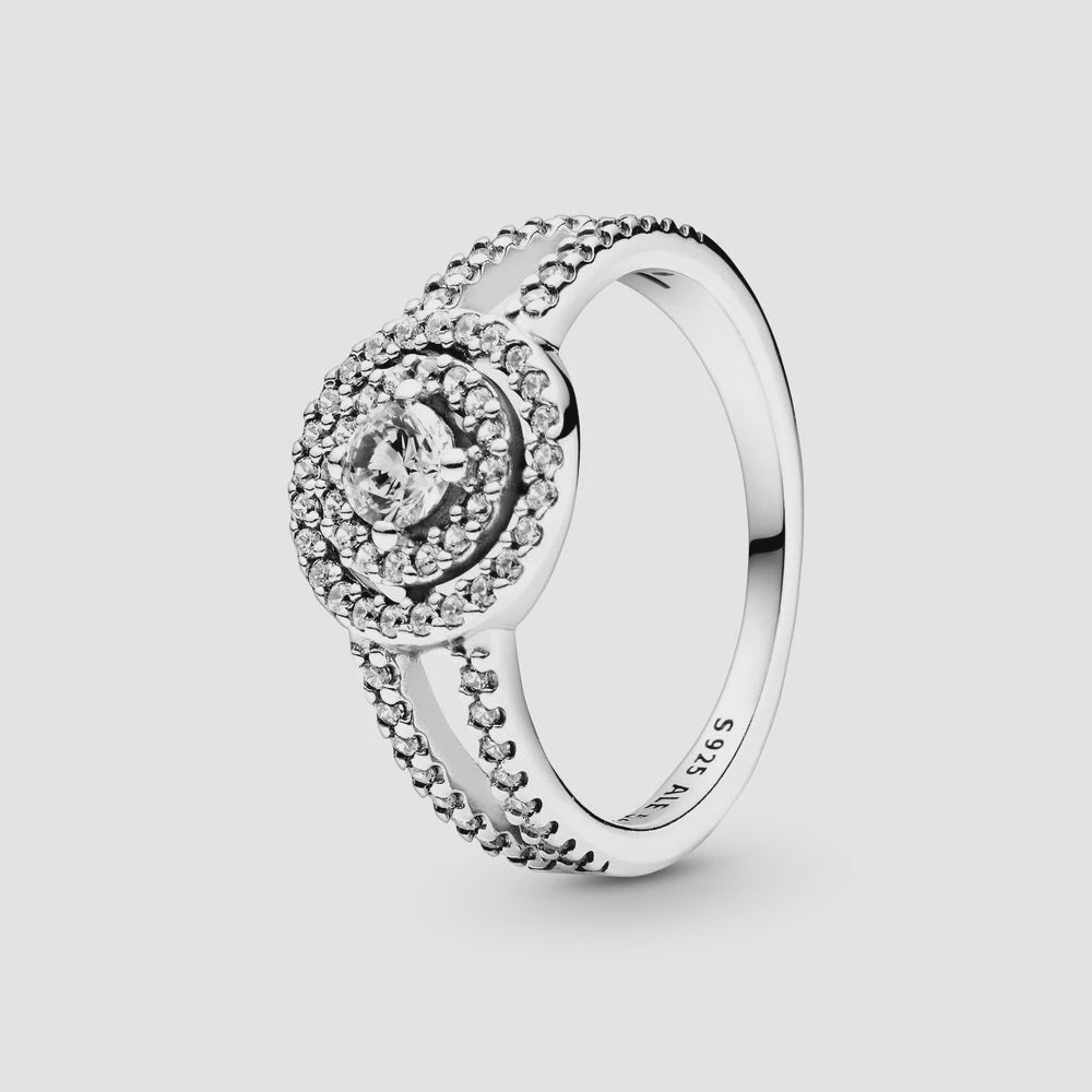 PANDORA Sparkling Double Halo Ring 199408C01