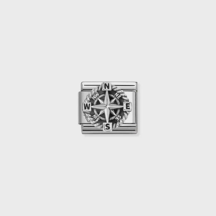 Nomination Silver Compass Charm 330114-01