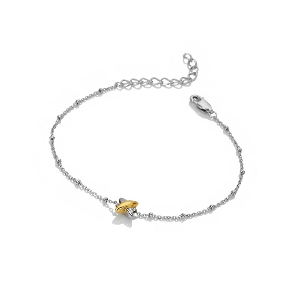 Hot Diamonds Couples Two Tone Bracelet DL716