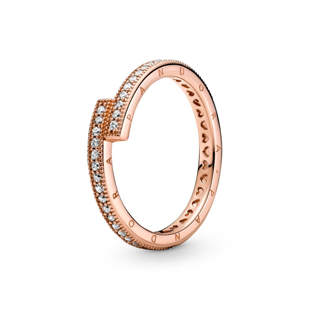 PANDORA Rose Signature CZ Ring 189491C01