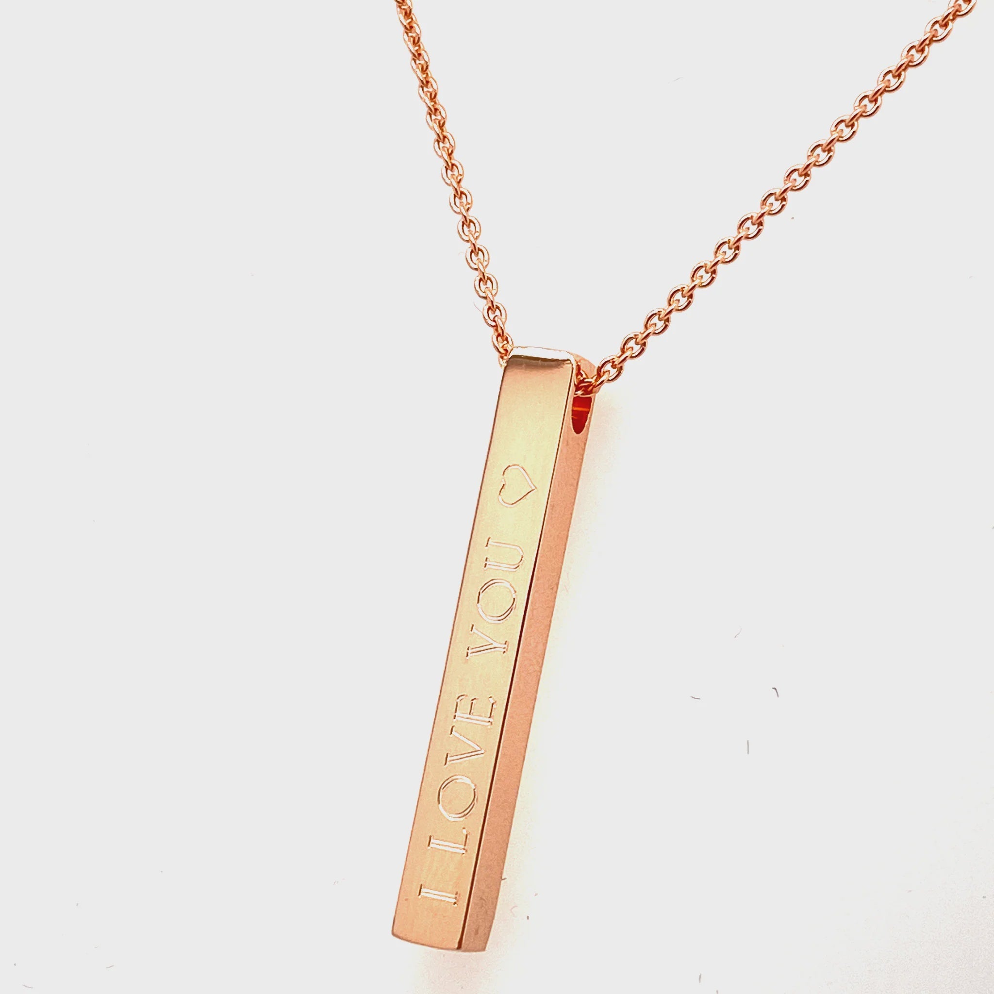 Favori Rose Bar Pendant