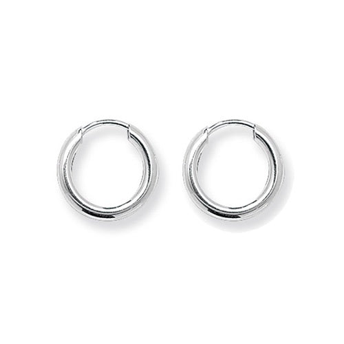 Silver 13mm Sleeper Earrings