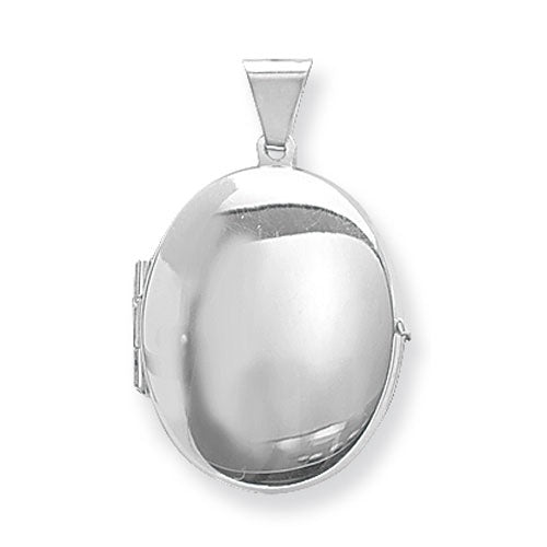 Silver Oval Locket G6581