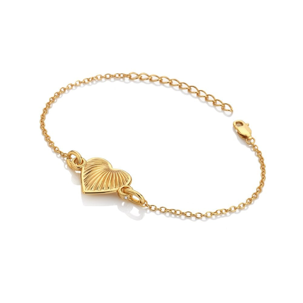 Hot Diamonds X JJ Essence Heart Bracelet DL694