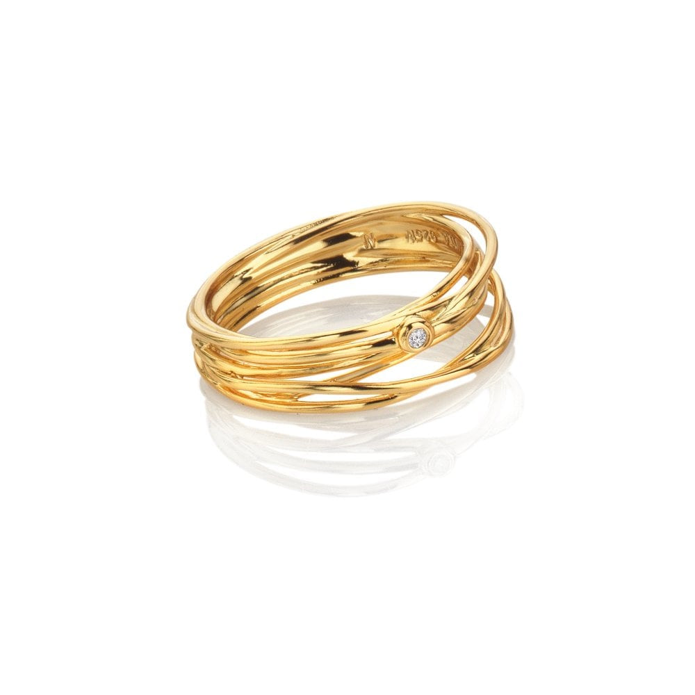 Hot Diamonds String Ring YGP DR326