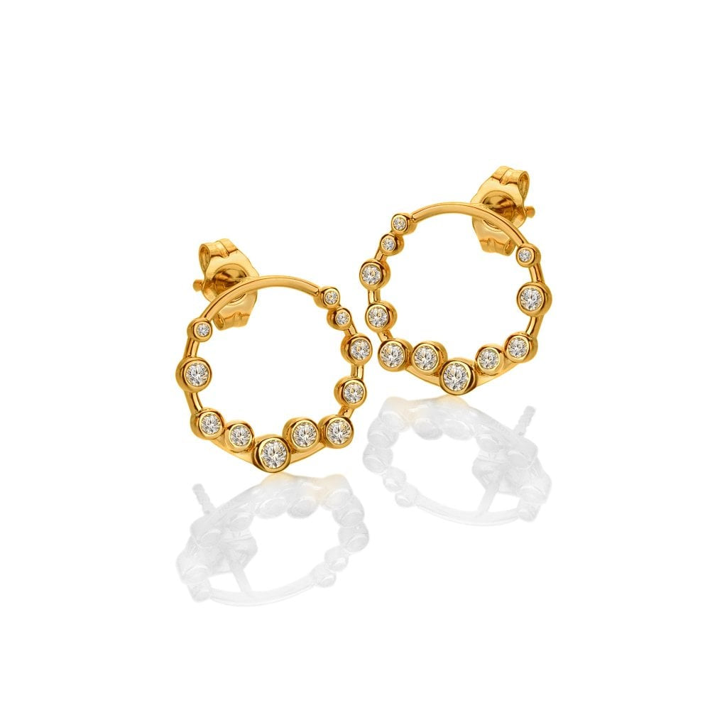 Hot Diamonds Tender Wreath Earrings YGP DE894