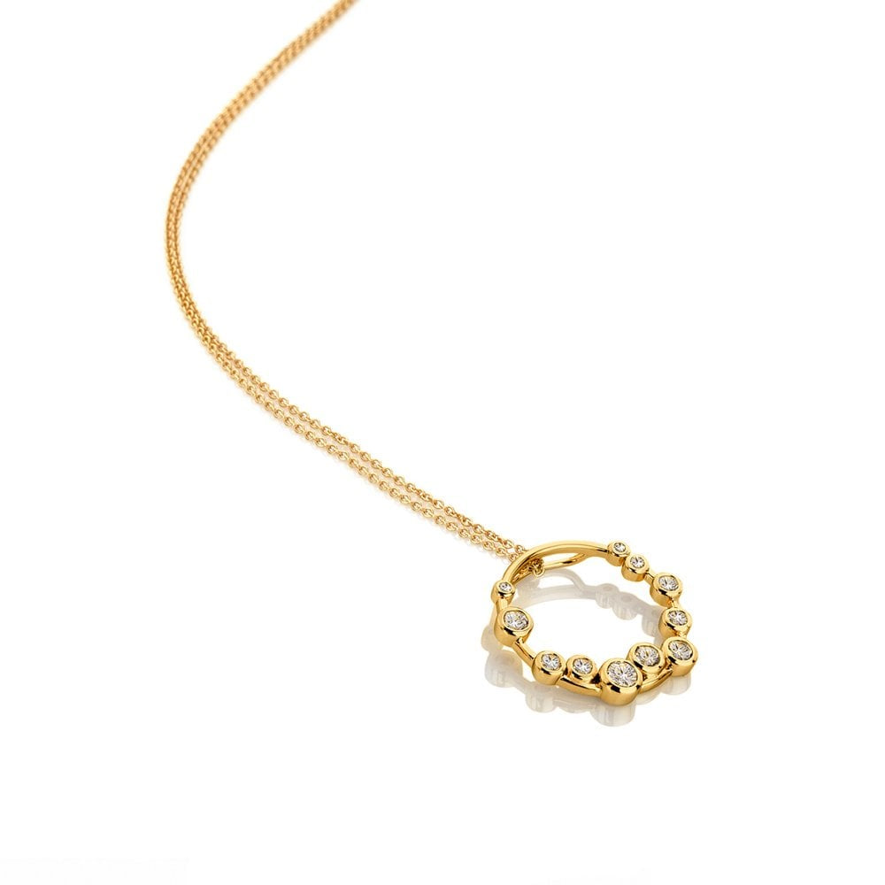 Hot Diamonds Tender Wreath Pendant YGP DP1107