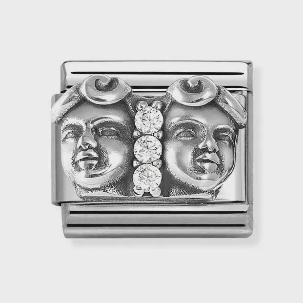 NOMINATION Classic Silver Gemini Charm 330326-03