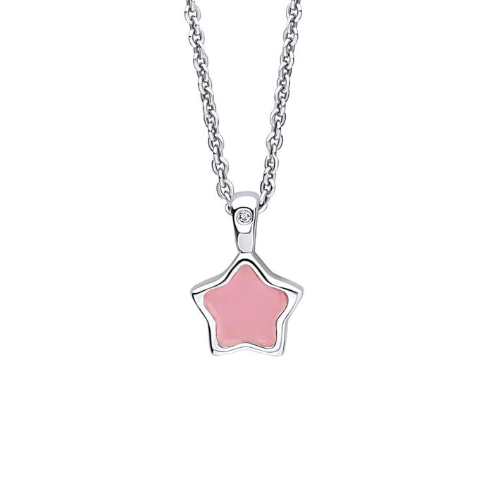 OCT Star Birthstone Necklace with Diamond P5379P