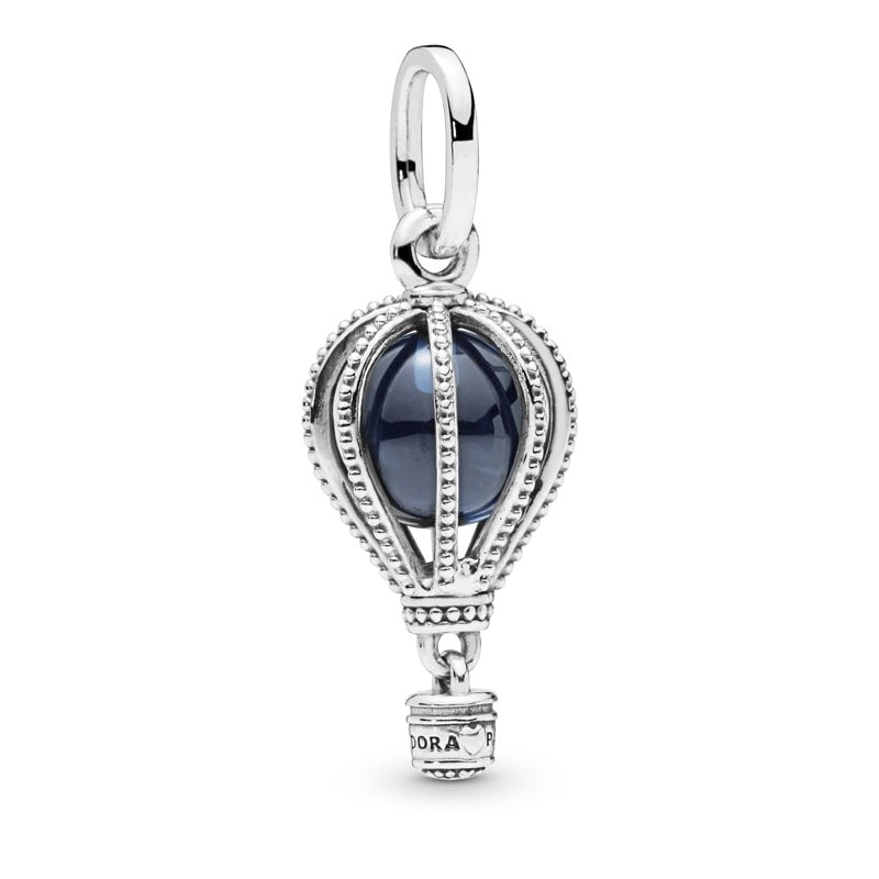 PANDORA Blue & Silver Hot Air Balloon Charm