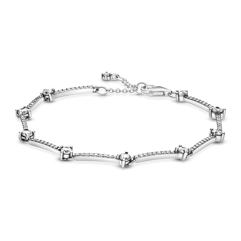 PANDORA Sparkling Pavé Bars Bracelet 599217C02