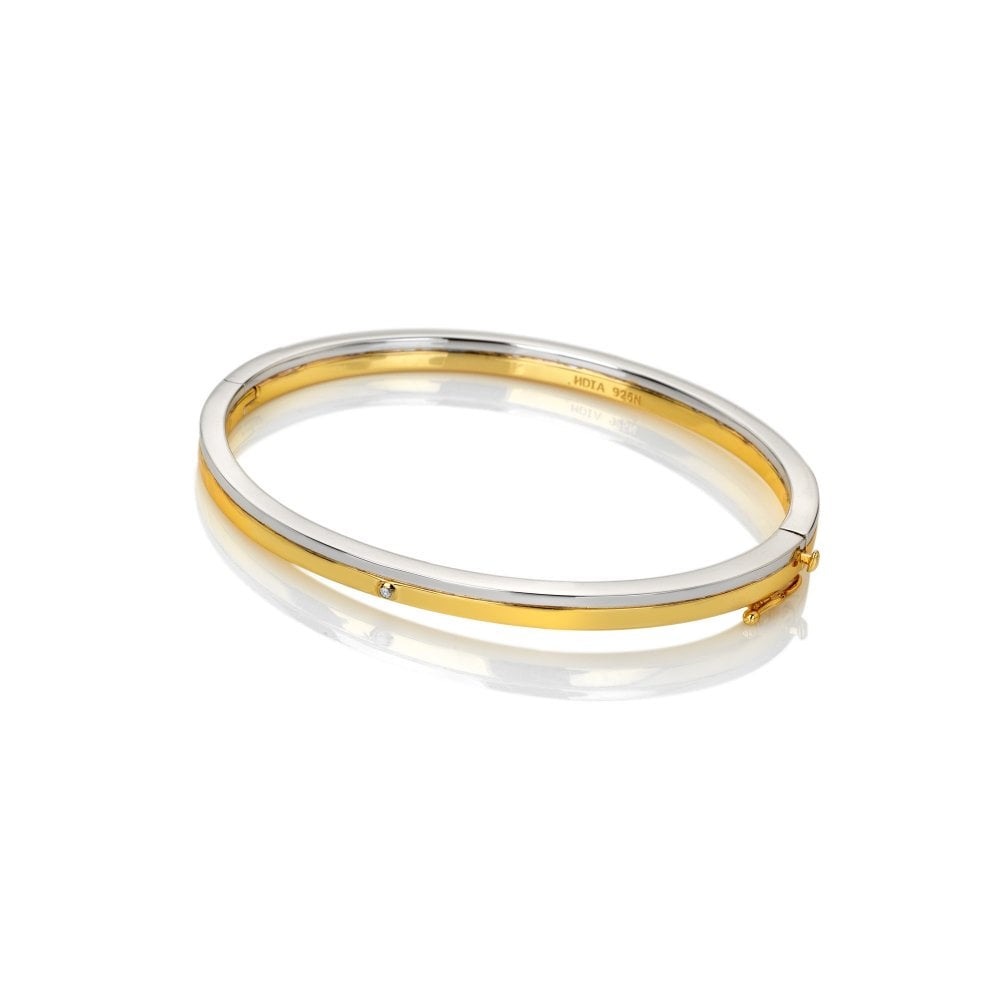 Hot Diamonds Pareller Two Tone Bangle DC226