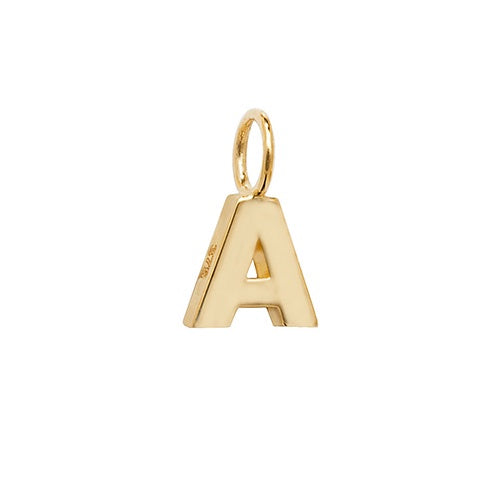 9ct Yellow Gold Initial A Pendant PN1070/A