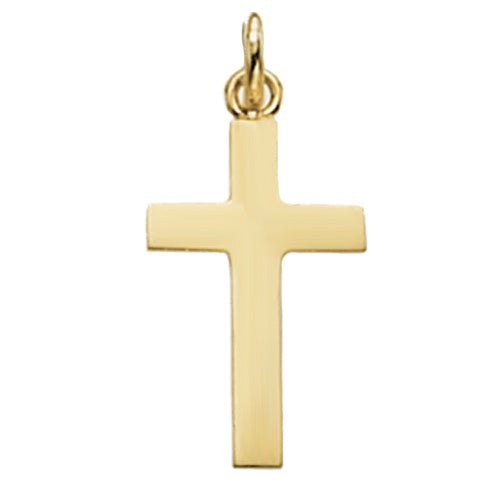 9ct Yellow Gold Cross Pendant PN120