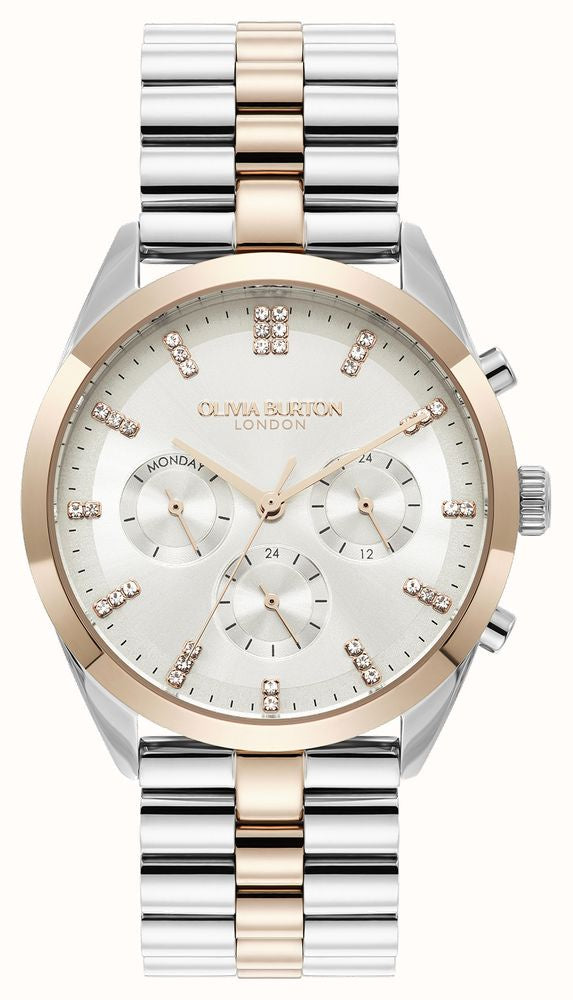 Olivia Burton SS RG 3 Dial Watch 24000191