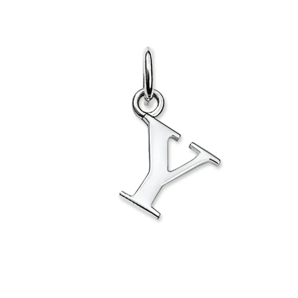 Thomas Sabo Silver Initial Y Pendant PE612-001-12