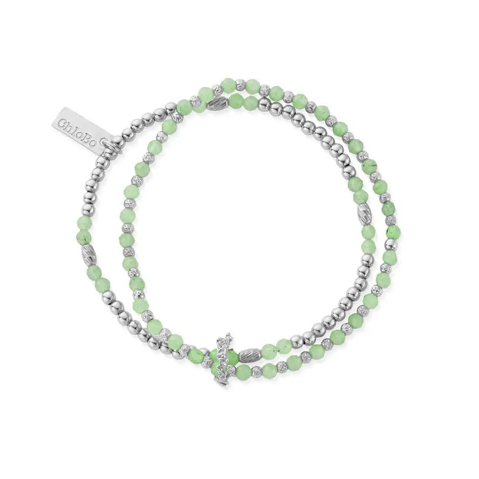 ChloBo Wisteria Aventurine Set of 2 Bracelets SBSETA3422