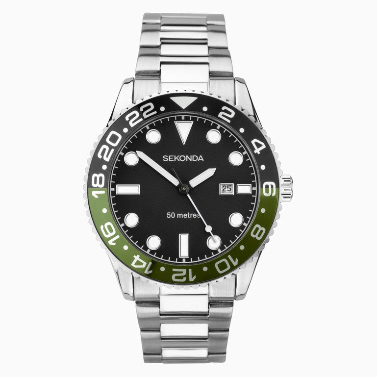 Sekonda Gents Ocean Dive Watch Black Dial 30197
