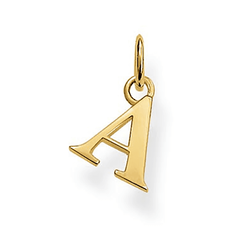 Thomas Sabo YGP Initial A Pendant PE588-413-12
