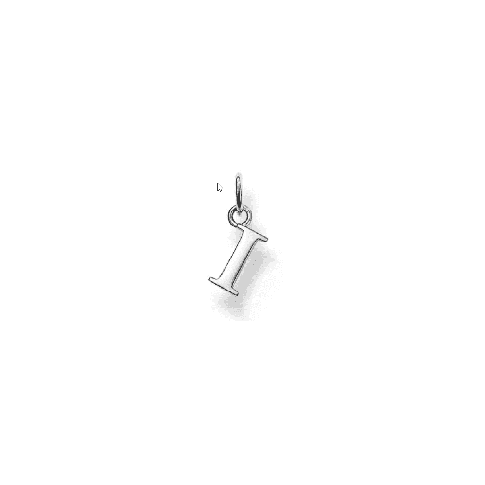 Thomas Sabo Silver Initial I Pendant PE596-001-12