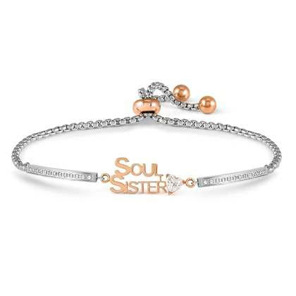 Nomination Milleluci Family Steel Rose Soul Sister Bracelet 028026-007