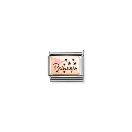 NOMINATION Rose Gold Princess Crown 430204-02
