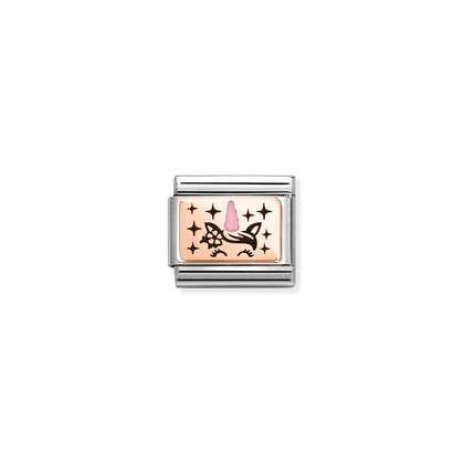 NOMINATION Rose Gold Pink Unicorn 430204-03