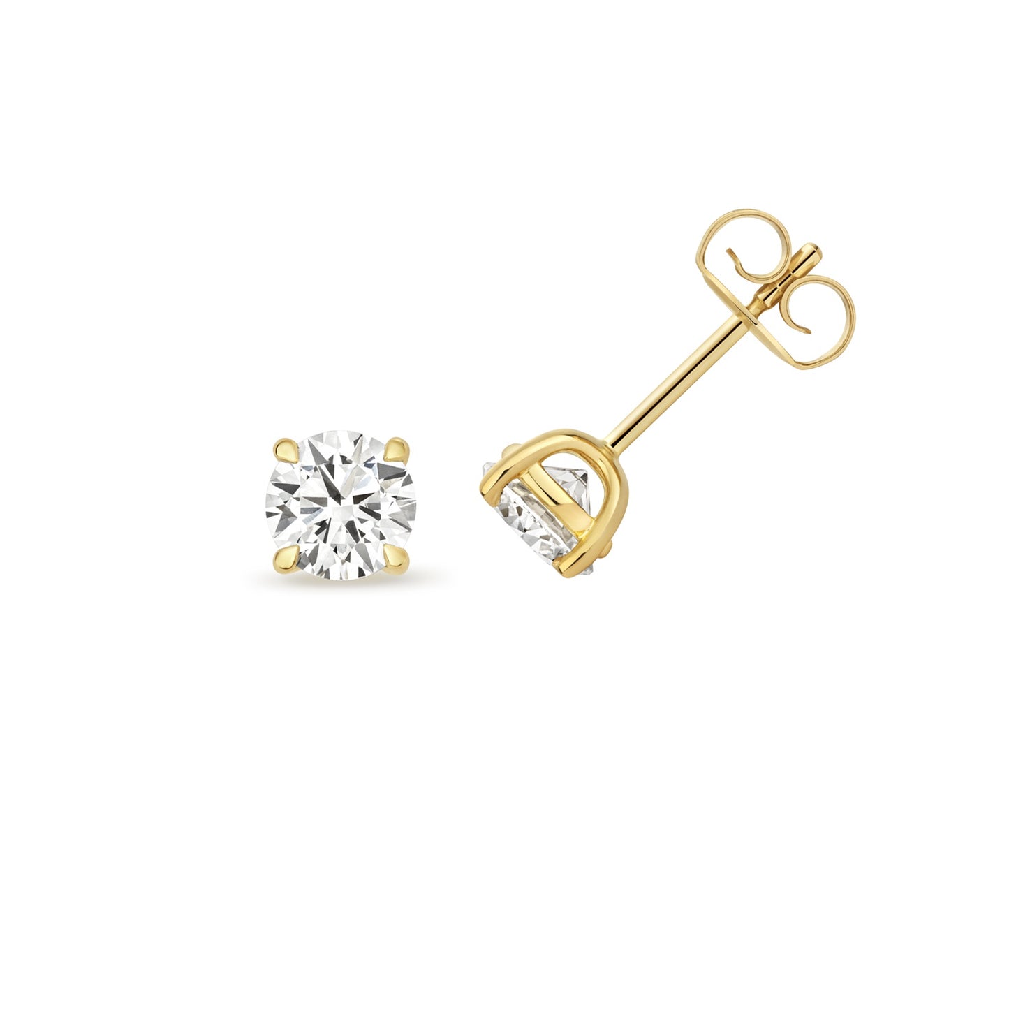 9ct Yellow Gold Lab Grown Diamond Stud Earrings 1.50ct V213/150