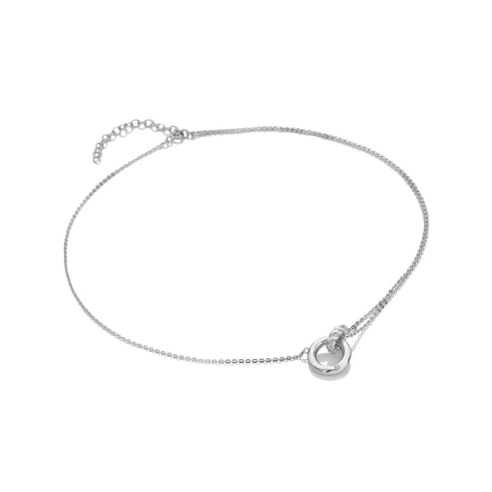 Hot Diamonds Silver Willow Rope Necklace DN210